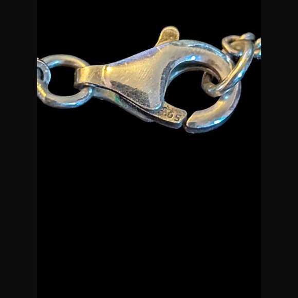 Pandora 925 Sterling Ale Adjustable Two Tone Y Retired Script Alphabet Charm - Picture 11 of 15